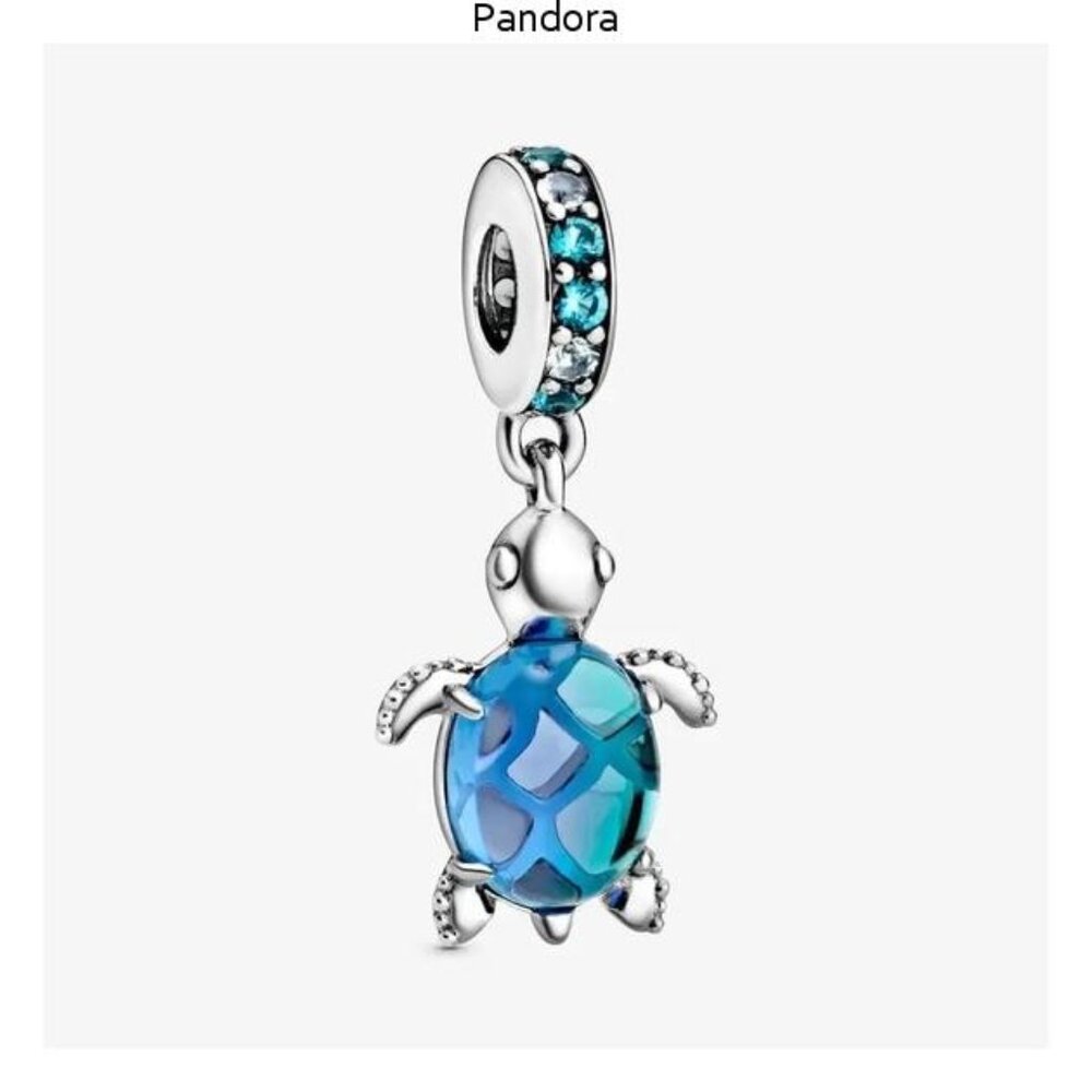 Pandora Blue Turtle Charm